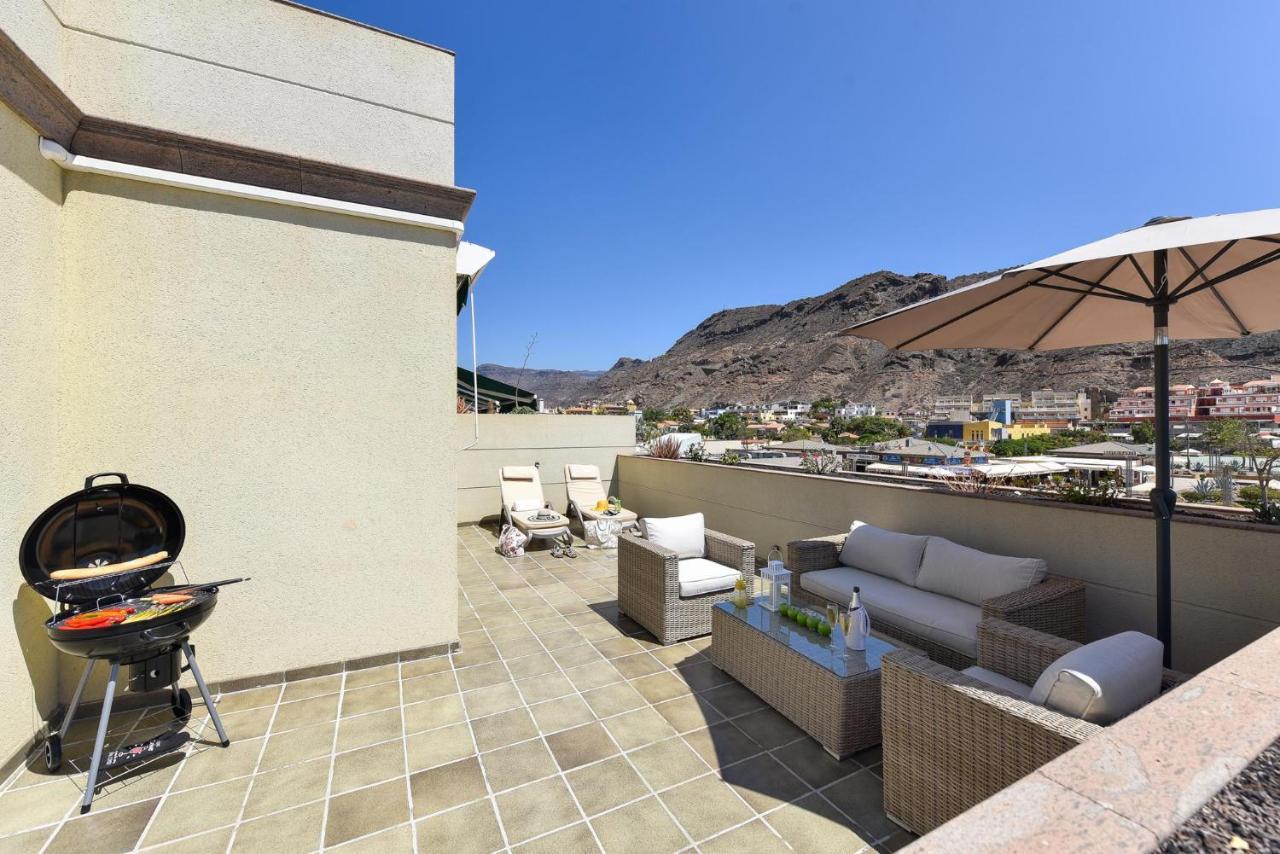 Апартаменти Penthouse Daniela In Puerto Mogan IX Пуерто-де-Моган Екстер'єр фото