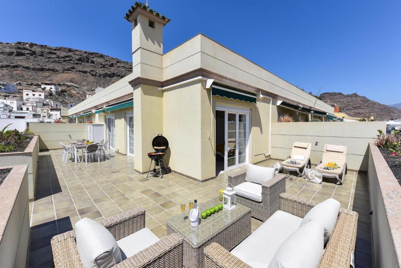 Апартаменти Penthouse Daniela In Puerto Mogan IX Пуерто-де-Моган Екстер'єр фото